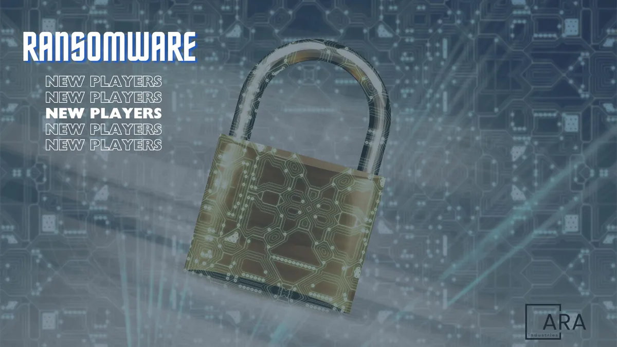 Header image for the ARA Industries article: Ransomware Newcomers from WithSecure’s Threat Highlight Report